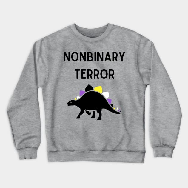 Nonbinary Terror 3 Crewneck Sweatshirt by Ali Hylton